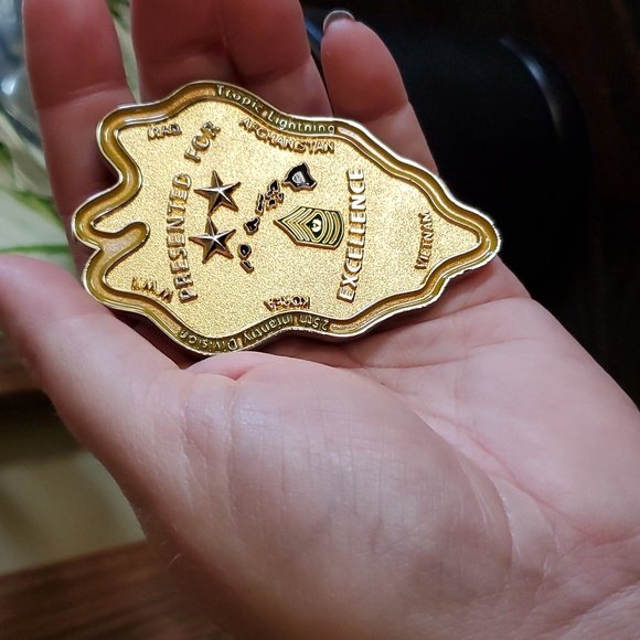 🌲25th Infantry Divosion Challenge Coin - Picture 4 of 4